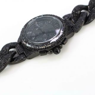 MK3249 Michael Kors Women ' s Camille Swarovski Crystal Glitz Black Tone Watch 2