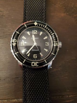 Corgeut 41mm Black Dial Sapphire Glass Miyota 8215 Automatic Diving Mens Watch
