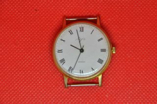 Vintage Soviet Watch Luch Extra Slim (poljot De Luxe) 2209 23 Jewels Serviced