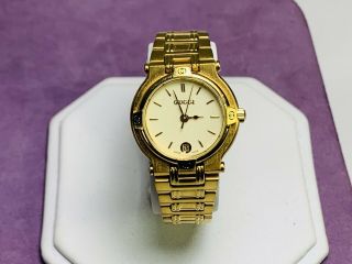 Vintage Authentic Gucci 9200l Gold Tone Stainless Steel Quartz Watch Guaranteed