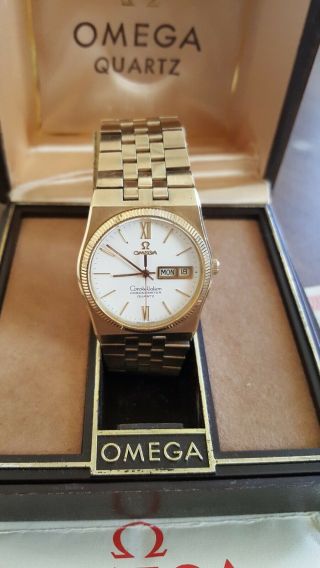 Omega Constellation Chronometer Day Date Mens Watch 34mm Cal 1346 2