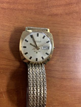 Vintage Benrus Sea Lord Automatic Mens Swiss Wrist Watch 2