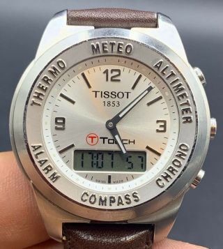 Authentic Tissot 1853 T Touch Smart Watch Stainless Steel With Sapphire Crystal