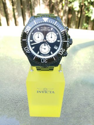Invicta 26852 Grand Diver Swiss Eta G10.  212ad Quartz Chronograph Bracelet Watch