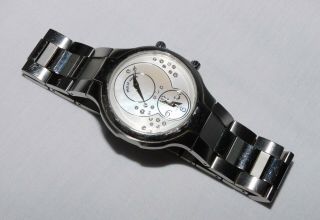 Philip Stein Modern Teslar 34mm 24 Diamond Accent Stainless Steel Women ' s Watch 2