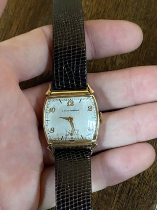 Vintage Girard Perregaux 10k Gold Filled Mens Dress Luxury Watch