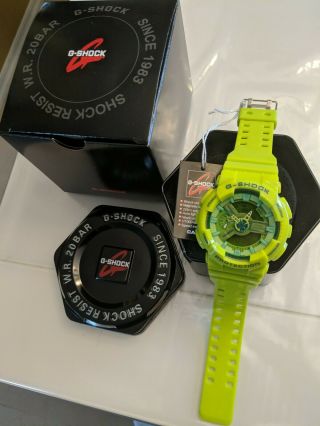 Casio G Shock Neon Green 5146 Ga - 110nc Antimagnetic Watch