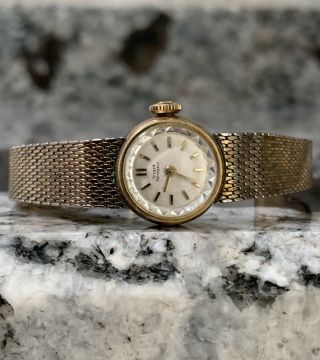 Vtg 1940’s Ladies Girard Perregaux Kestenmade 1/20 - 10k Gold Filled Wristwatch