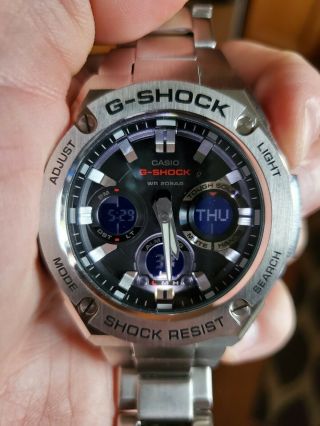 Casio G - Shock G - Steel Analog - Digital Gst - S110d - 1a Gsts110d - 1a Men 