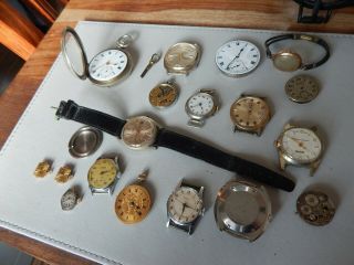 Huge Joblot Vintage Watches - Tissot - Tudor - Hefik - Services