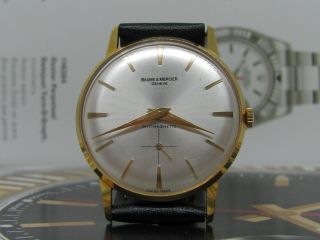Baume & Mercier " Classic " Wrist Watch For Men Circa 1950
