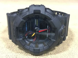 Casio Men ' s G - Shock Analog - Digital Tokyo Scene Black Resin Watch GA - 700BMC - 1A 3