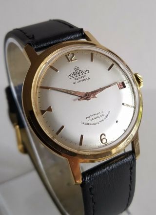 Cornavin Automatic Vintage Gents Watch Gwo 41 Jewels Felsa 4002