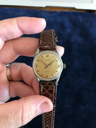 Vintage Swiss Made Automatic Watch Passerelle With 25 Jewels