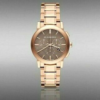 Burberry Bu9754 The City Rose Stainless Steel Chronograph Dial Watch