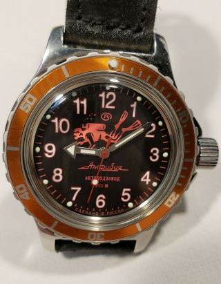 Vostok Amphibian Military Russian 710634 Automatic Wrist Watch For Men