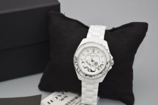 Coach Preston Tea Rose 32mm White Ceramic Watch Rare Limited Edition
