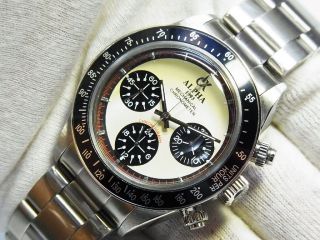 Alpha Watch Daytona Paul Newman Mechanical 3 Registered Chronograph Watch