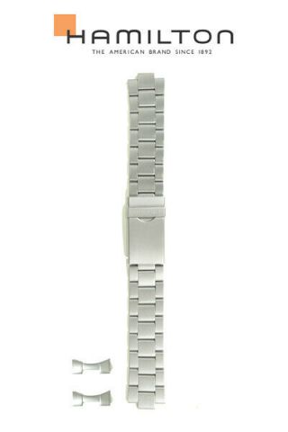 Hamilton Khaki Field Steel Watch Band Strap H605684107