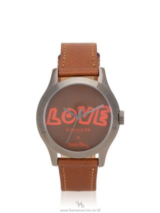 Coach X Keith Haring Maddy Brown Love Watch