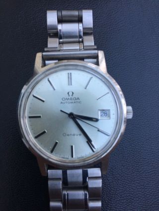 Omega Vintage Geneve Automatic Watch Mens Not