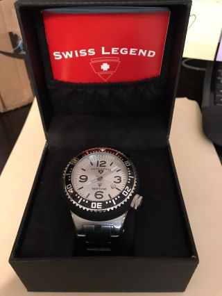 Swiss Legend Neptune Force 114023964 Mens 52mm Quartz Watch