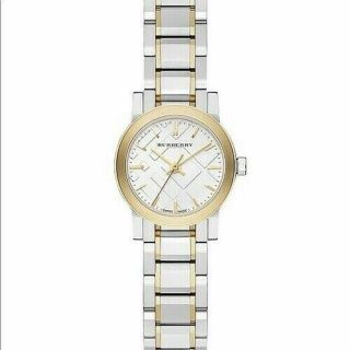Burberry The City Bu9217 Two Tone Stainless Steel 26 Mm Women 