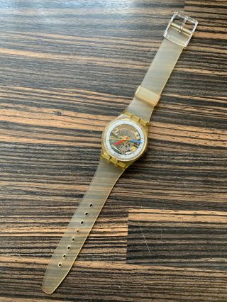 Vintage Swatch Watch Jelly Fish 1985 Gk100