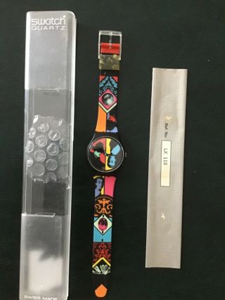 Swatch Gb 122 Coloured Love 1988