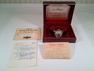Vintage " Longines - Wittnauer " Geneve - Auto - C11kas - Ss - Wristwatch