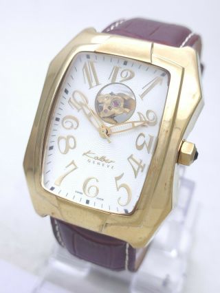 Authentic Kolber Geneve Ref.  K9751 Gold Plated 25J Automatic 40MM Men ' s Watch 2