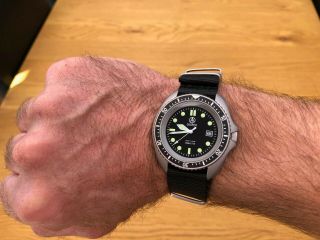 COOPER SUBMASTER STEEL ROYAL NAVY MILITARY DIVERS WATCH Vintage Style 3