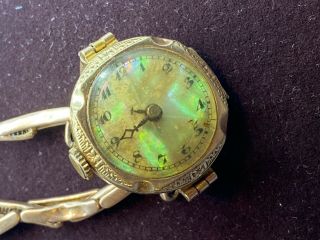 Early 20th Century 9ct Gold Sapho Geneve Ladies Wristwatch Restoration Project