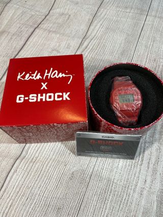 Casio G - Shock X Keith Haring Dw56000keith - 4 Red Limited Edition Watch