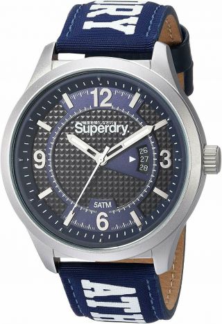 Superdry Unisex Analogue Quartz Watch With Textile Strap Sygsyg171uw