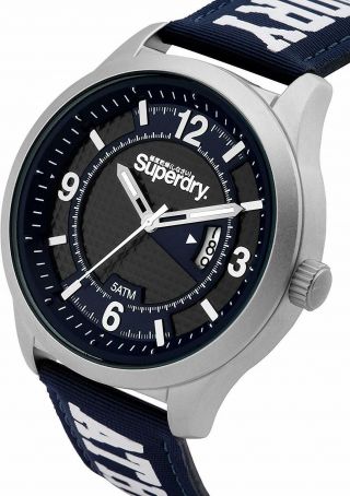 Superdry Unisex Analogue Quartz Watch with Textile Strap SYGSYG171UW 2