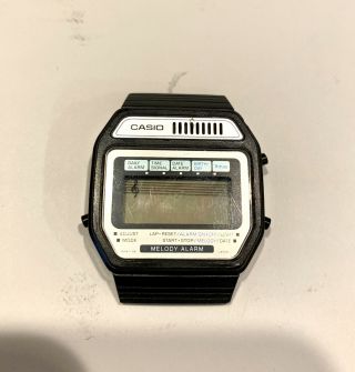 Rare Vintage Casio 82h108 Melody Alarm Wrist Watch