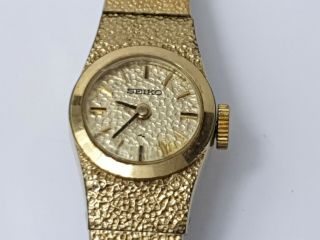 Seiko 11 - 0450 Ladies 17 Jewels 18k Gold Filled Dress Watch,