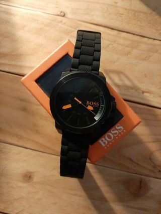 Hugo Boss Orange Mens York Watch Black 1513004