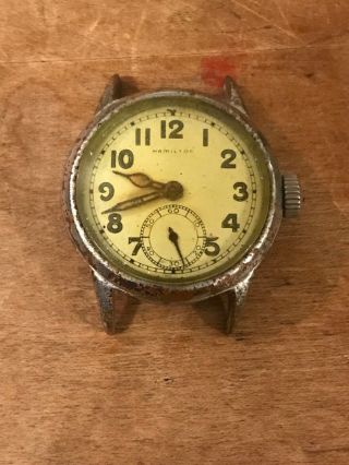 Vintage Wwii Hamilton Military Watch Fssc 88 - W - 800 Repair