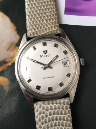 Vintage Nivada Automatic Wristwatch 35mm Cal.  Eta 2472