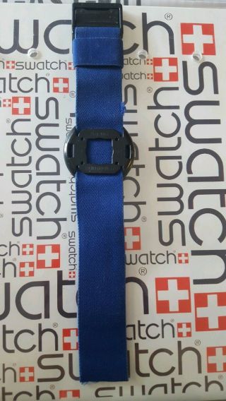 Swatch Blue Ribbon PWBS101 1987 Pop 39mm Textile 3