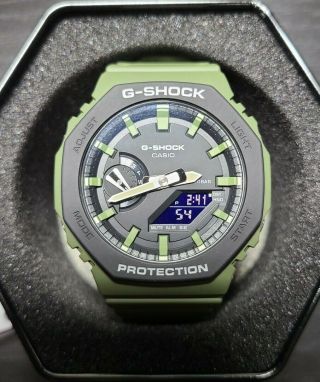 Casio G - Shock Carbon Core Guard Ga - 2100su - 3a With Tags And Papers