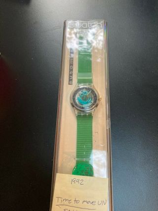 1992 Swatch Watch Automatic " Time To Move " Sak102 (unworn /)
