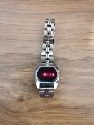 Timeband Ladys Quartz LED watch RARE NOS 2