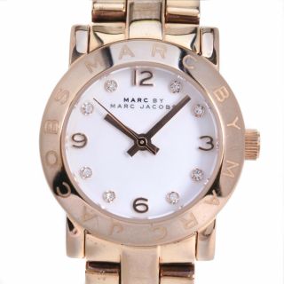 Marc By Marc Jacobs Mbm3078 Watches Pink Gold/white Stainless Steel Women.