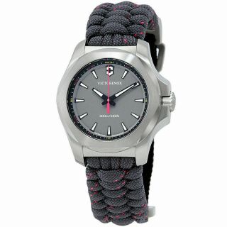 Victorinox Swiss Army Inox V Textile Strap Ladies 37mm Quartz Watch 241771