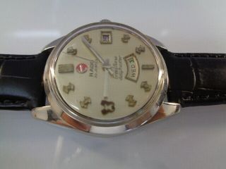 RADO GREEN HORSE DAY MASTER MENS WATCH DAY & DATE AUTOMATIC 3