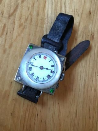 Very Rare Named Ww1 Ladies Red Cross Nurse 1917 Trench Watch With Reg Number