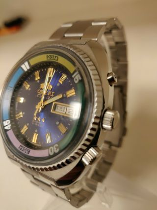 Orient Sea King King Diver Automatic Vintage Huge 44mm Watch W/ Bracelet